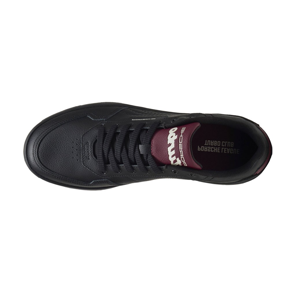 PUMA Porsche Legacy Court Classic Lux Mens Black Sneakers Casual Shoes 30887001