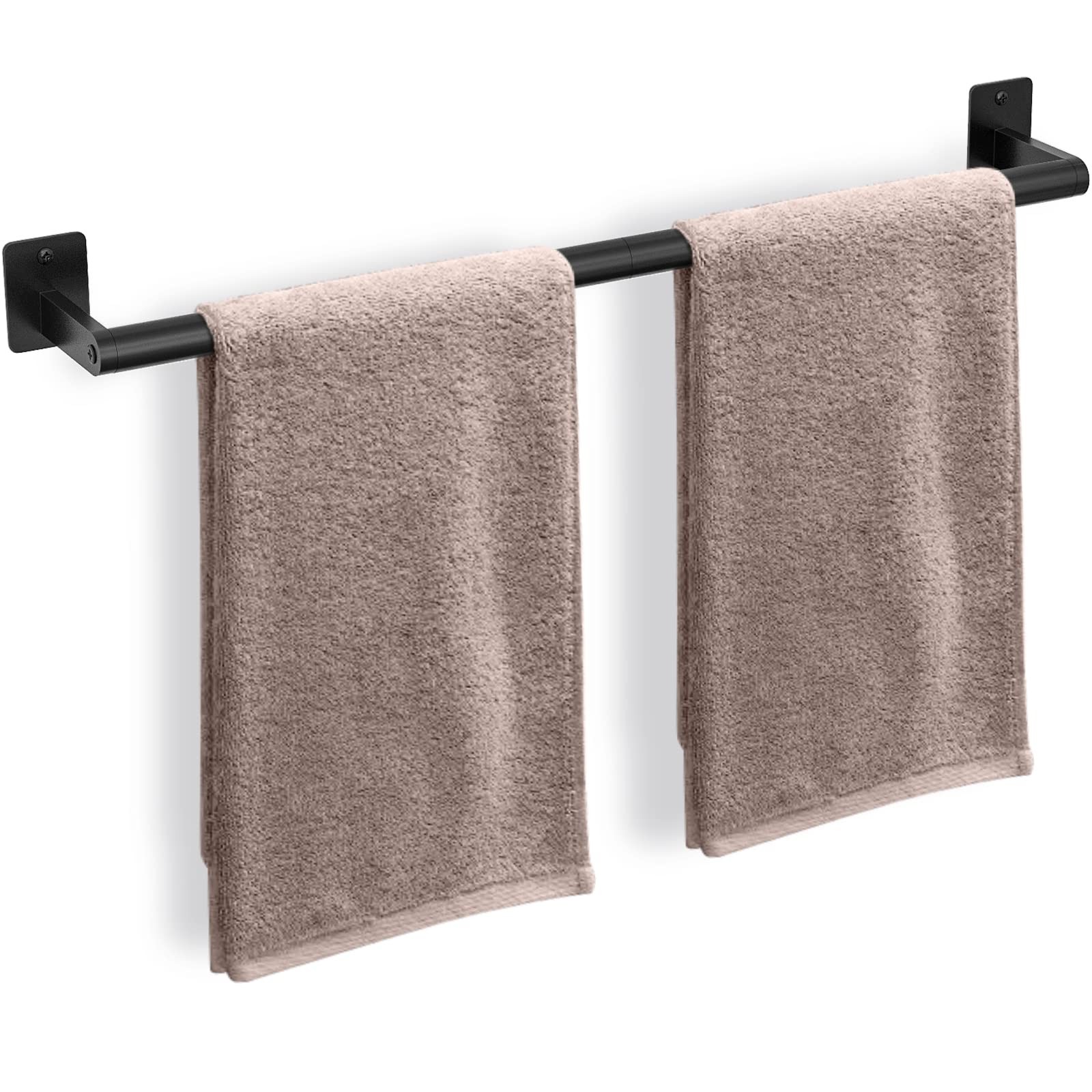 Bathroom Towel Bar, 24 Inch 24 inches x 2.75 x 3.1 inches, Black