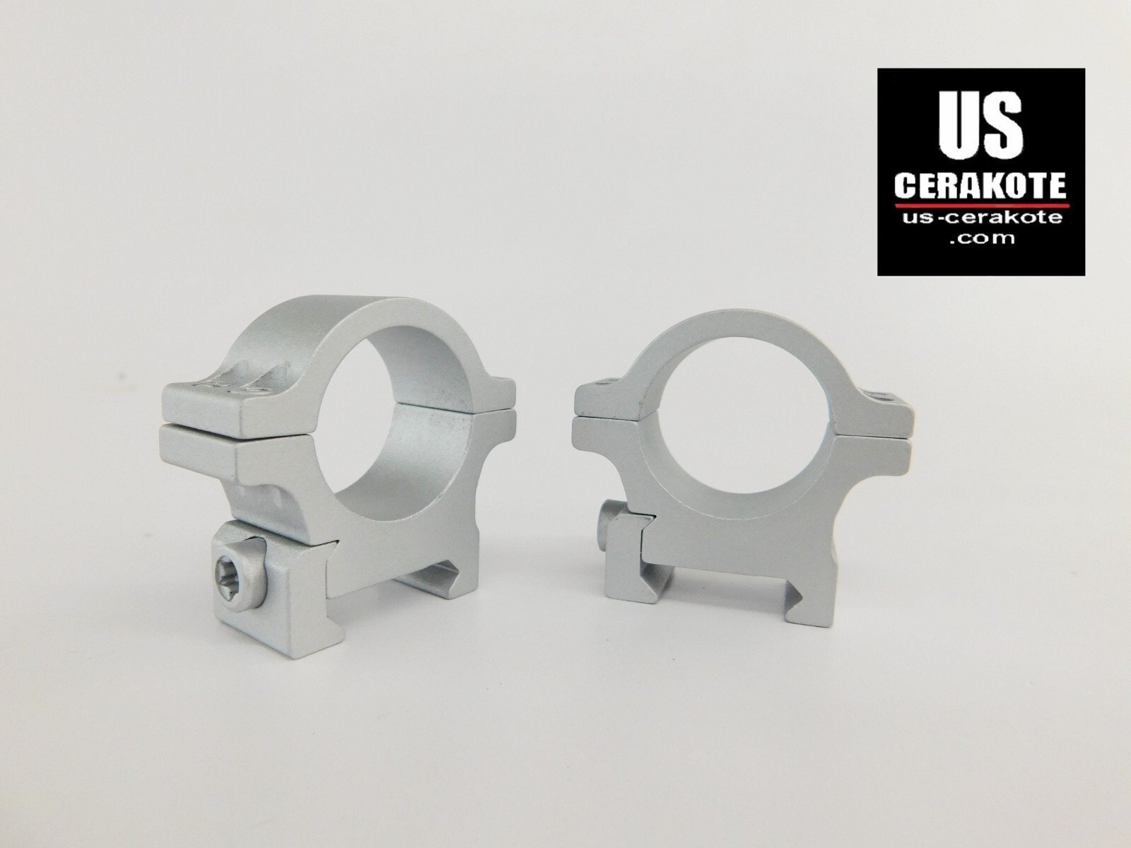 Leupold Open Range Cross Slot 1" Low Rings Satin Silver 180943