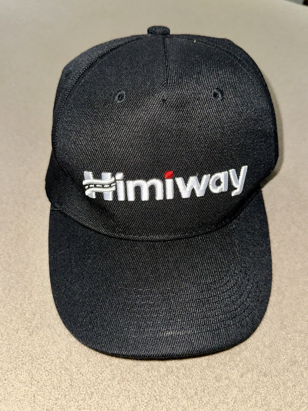 Himiway Bike Cycle Mens Black Trucker Ball Cap Unisex Black NWOT
