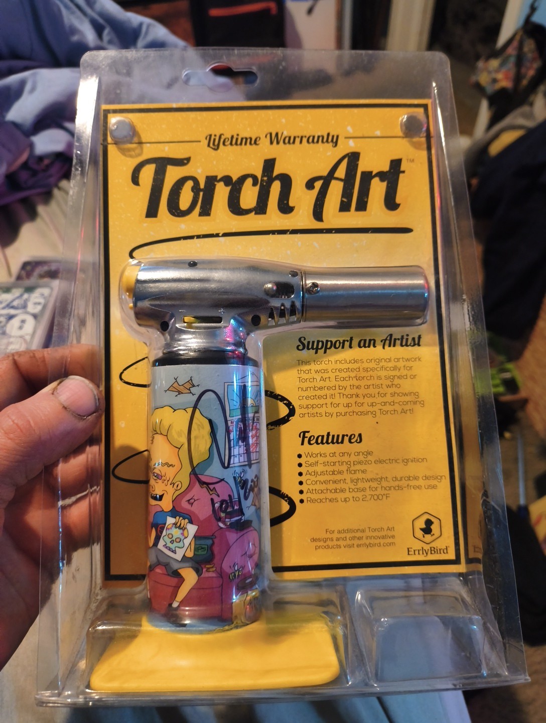 ErrlyBird Torch Art Butane Torch Signed