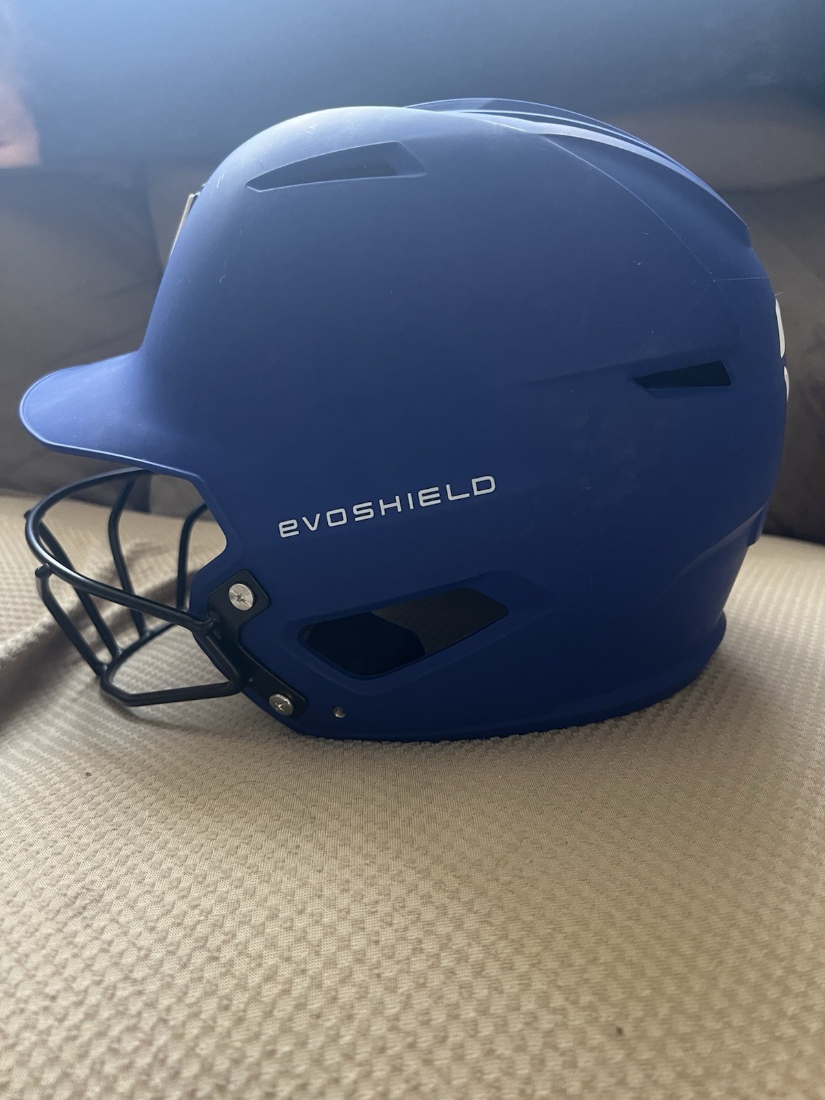 Softball Helmet With Shield And Matching Visor