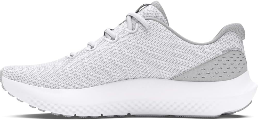 Under Armour (size 9.5) Men's Charged Surge 4 Sneaker - White/Gray