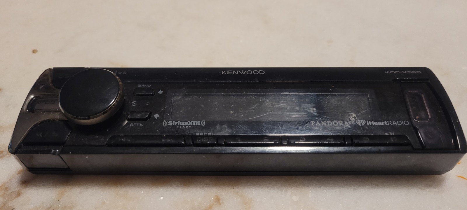 KENWOOD Faceplate Tested- Guaranteed To Work.FREE SHIPPING. KENWOOD KDC-X398