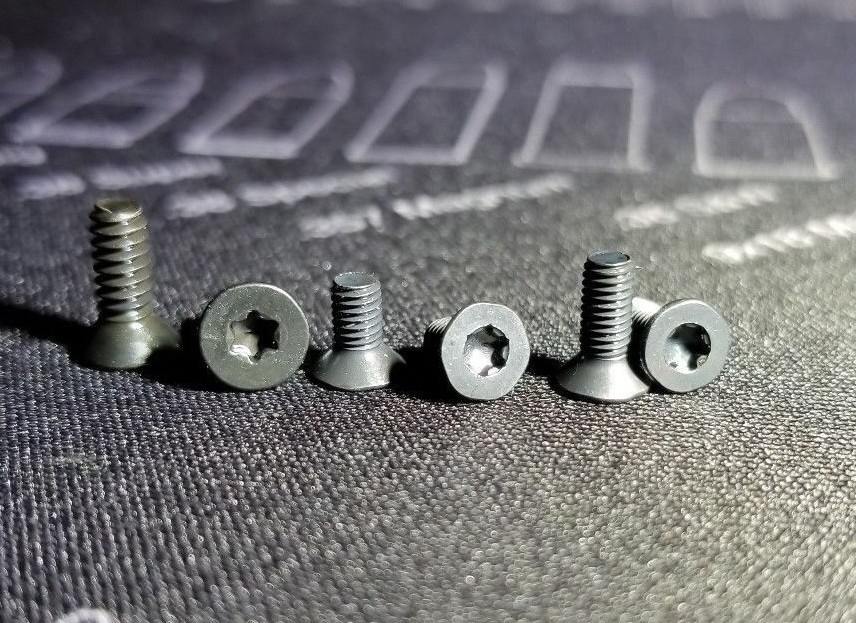 Glock MOS TRIJICON RMR Mounting Torx T10 Screws Plate Adapter Cover Black oxide