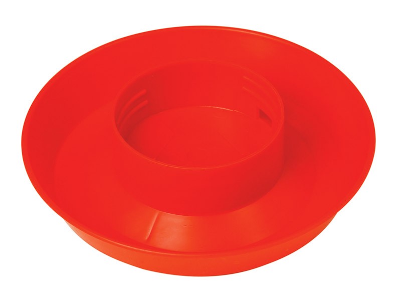 Little Giant 740 Red Screw-On Poultry Waterer Base 1 qt.