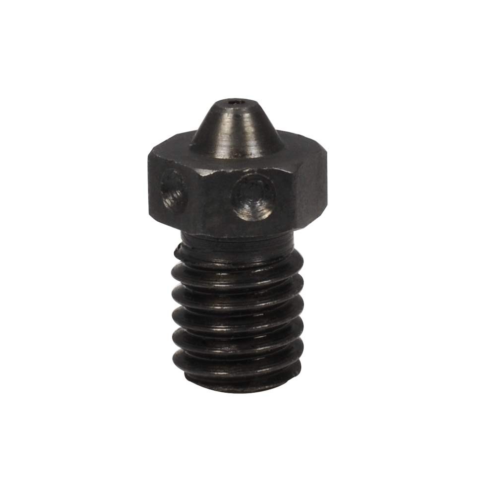 Hardened Steel Nozzle M6 Thread 0.8mm Fits 1.75mm V6 Hotend Prusa i3 1 PCS