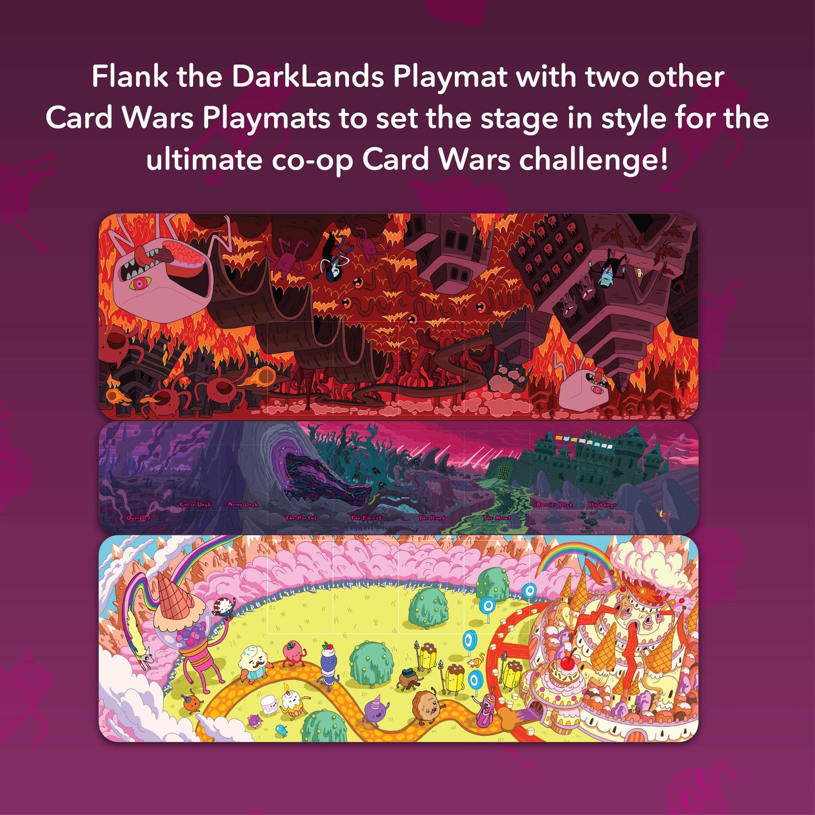 Adventure Time Card Wars: DarkLands Playmat (Kickstarter Exclusive)