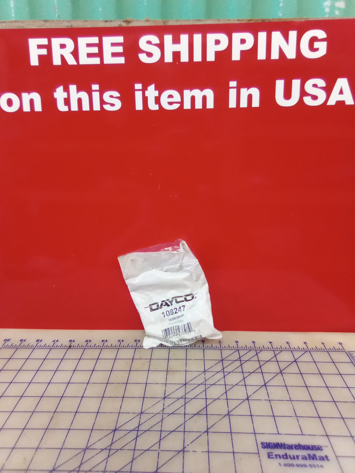 Dayco Hydraulic Coupling 108247, New Old Stock, Free Shipping