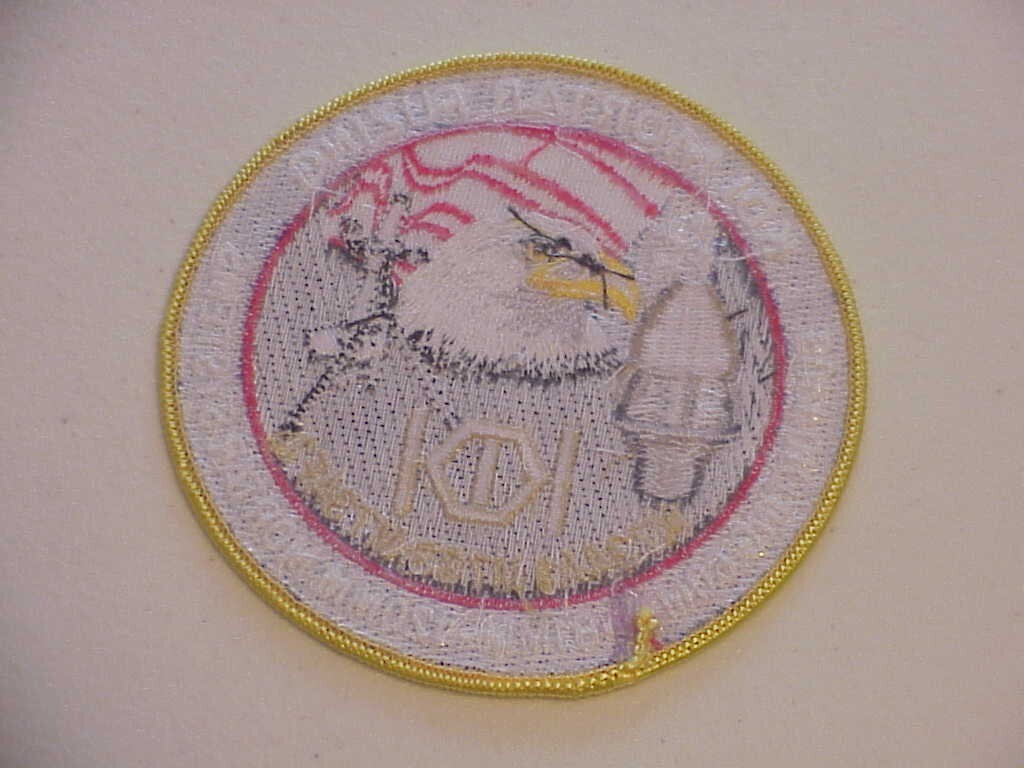 KDI MORTAR FUZING SYSTEMS ( EAGLE FLAG ) PATCH NEW FREE SHIPPING !!