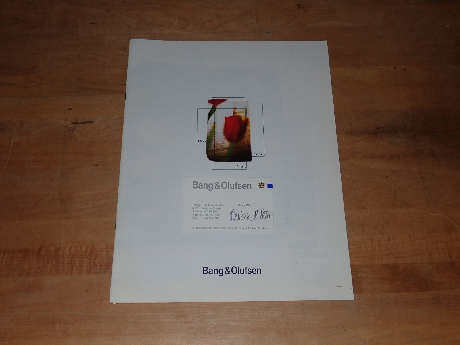 1997 Bang & Olufsen Full Color Sales Brochure, 10 pgs, Very Nice