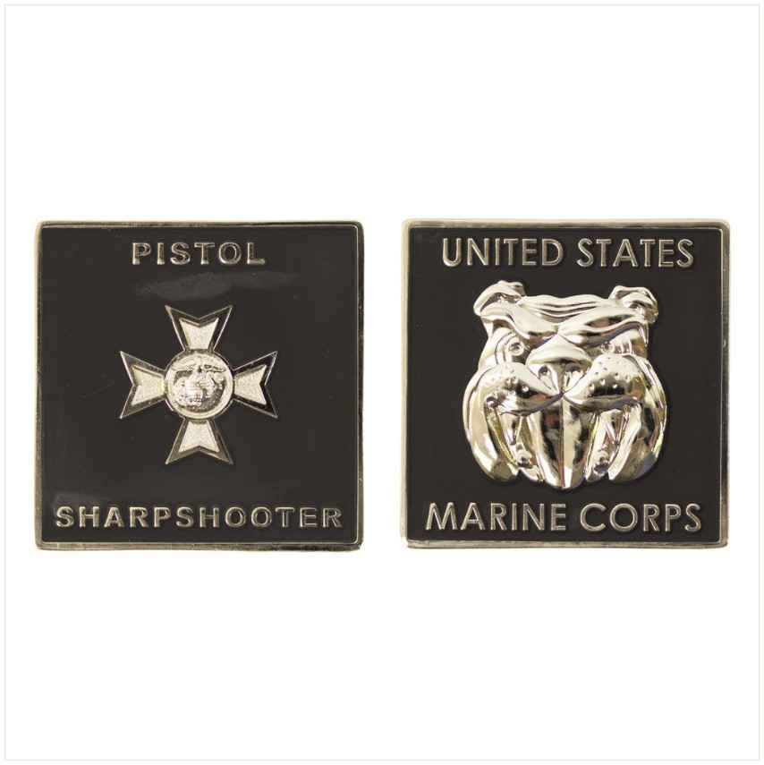 Vanguard MARINE CORPS COIN: PISTOL SHARPSHOOTER 1.75"