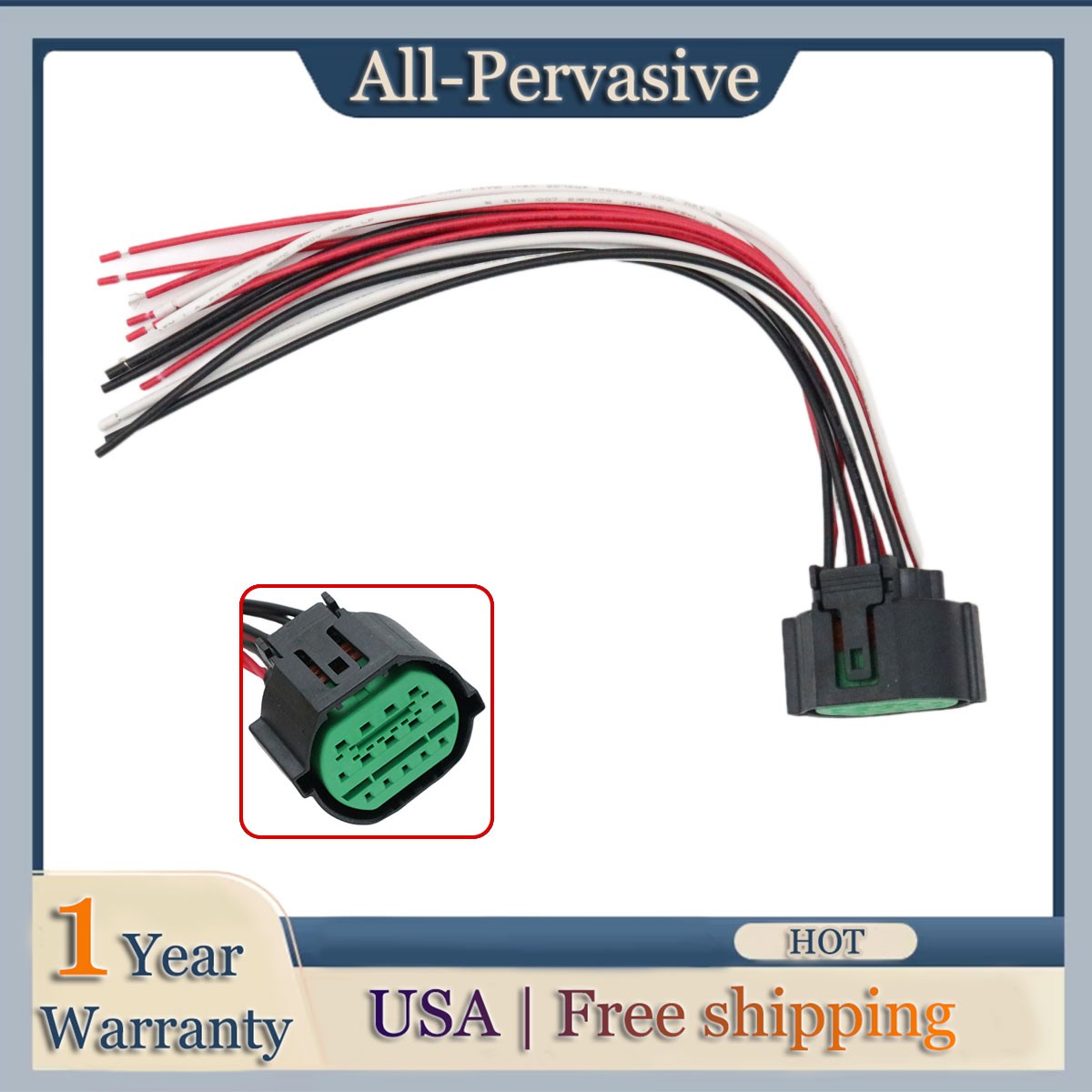 GL301-14021 Headlamp Headlight Connector Harness For 2019-2023 Hyundai Tucson