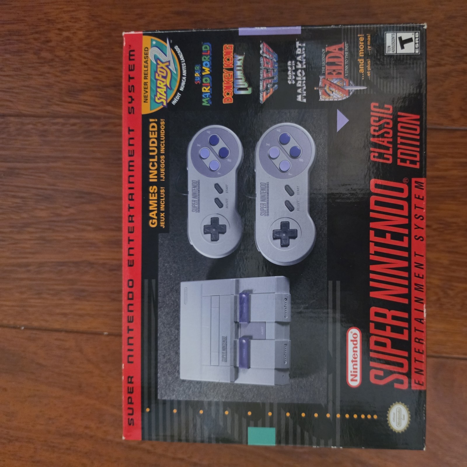 Authentic SNES Super Nintendo Classic Mini Super Entertainment System 21 Games