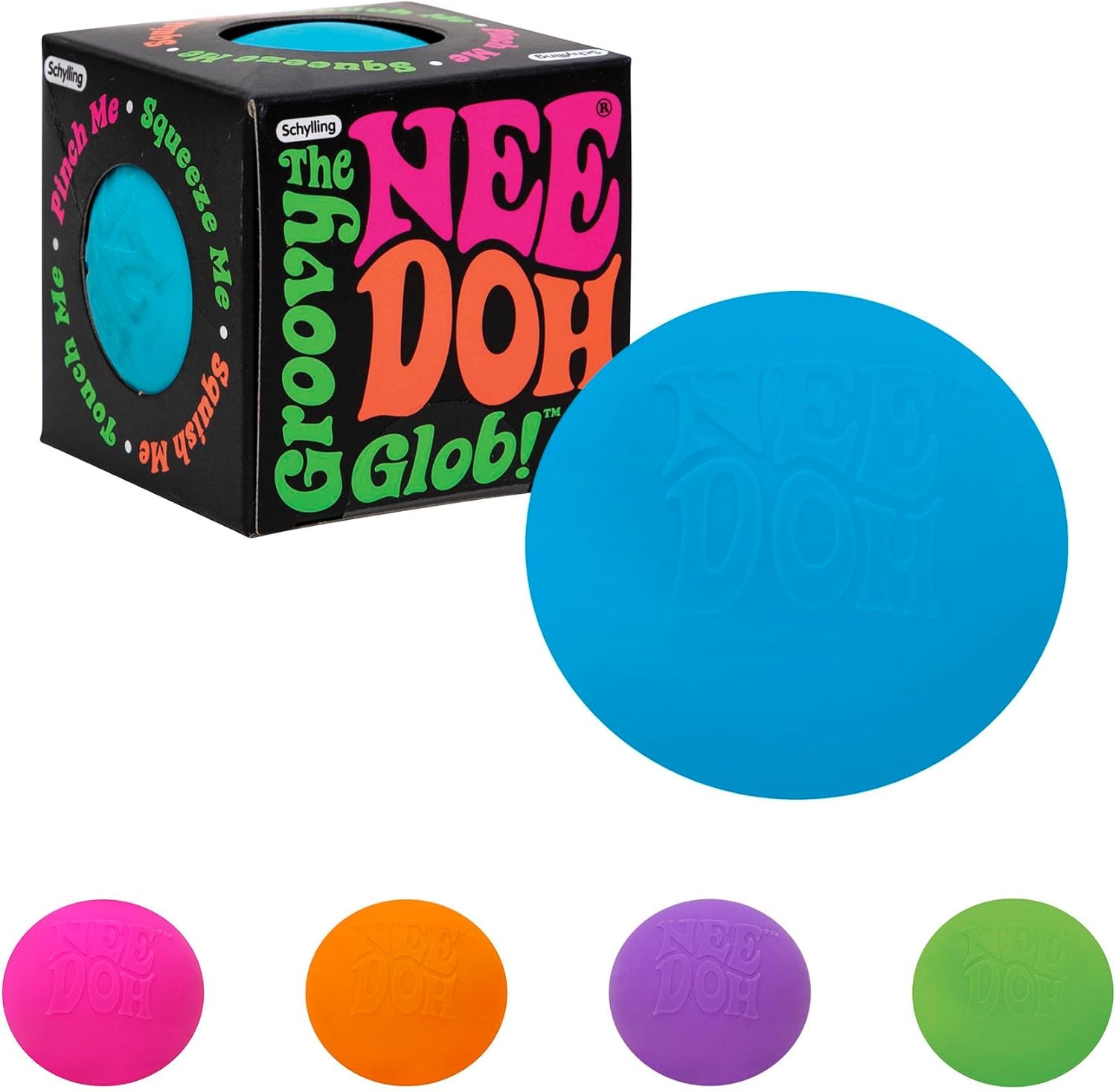 Schylling NeeDoh Original - Sensory Fidget Toy - Assorted Colors Multi Color