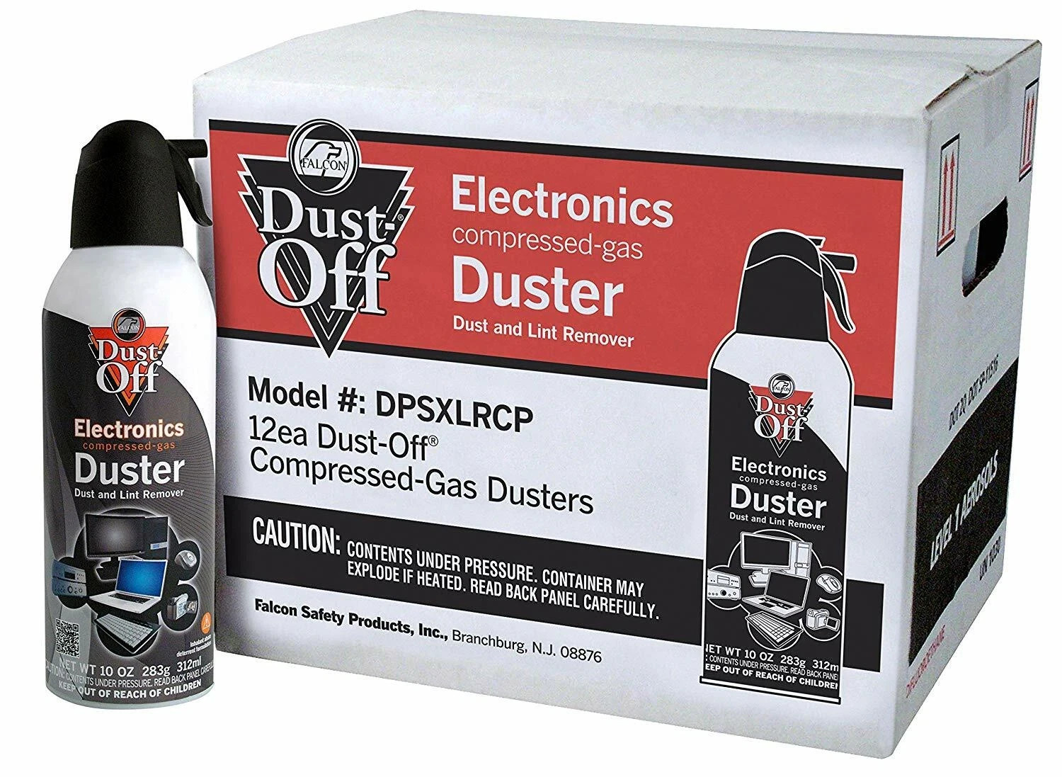 Dust-Off DPSXLRCP Compressed-Gas Duster, 10 oz.