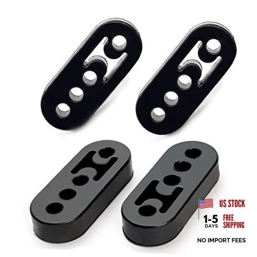 Exhaust Hanger Rubber -4PCS, Universal Hole Size Diameter 12mm 4 Holes 4 PCS