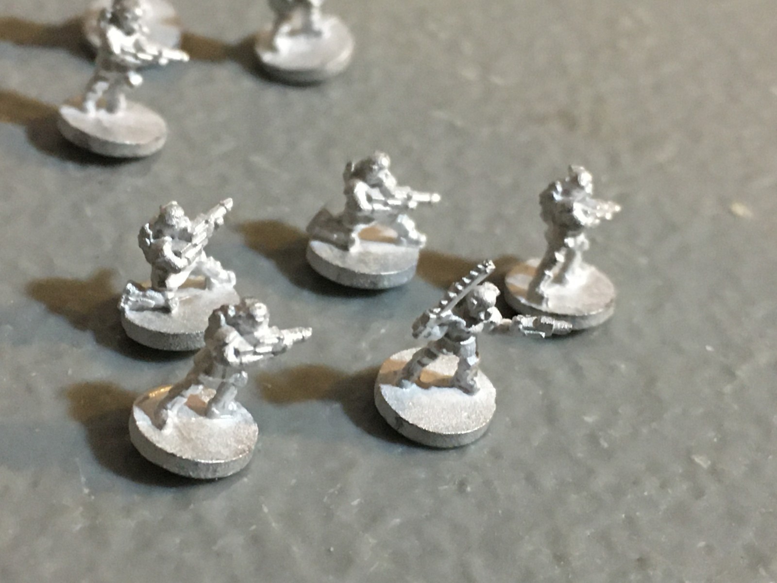 A33292 WARHAMMER EPIC 40K IMPERIAL GUARD IG METAL STORMTROOPER 10 PC RARE GW