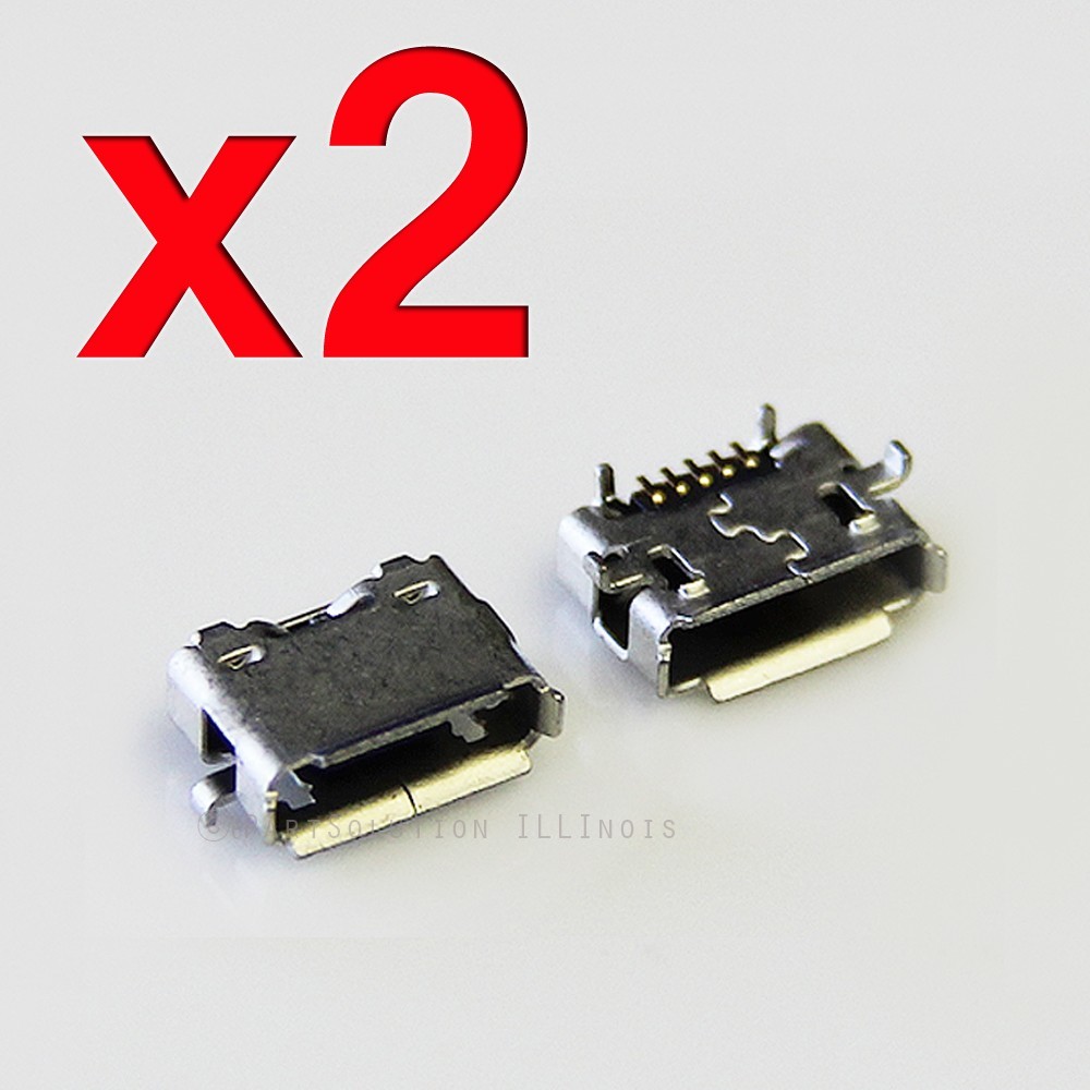 2X BlackBerry Playbook RDJ21WW USB Charger Charging Port Dock Connector USA
