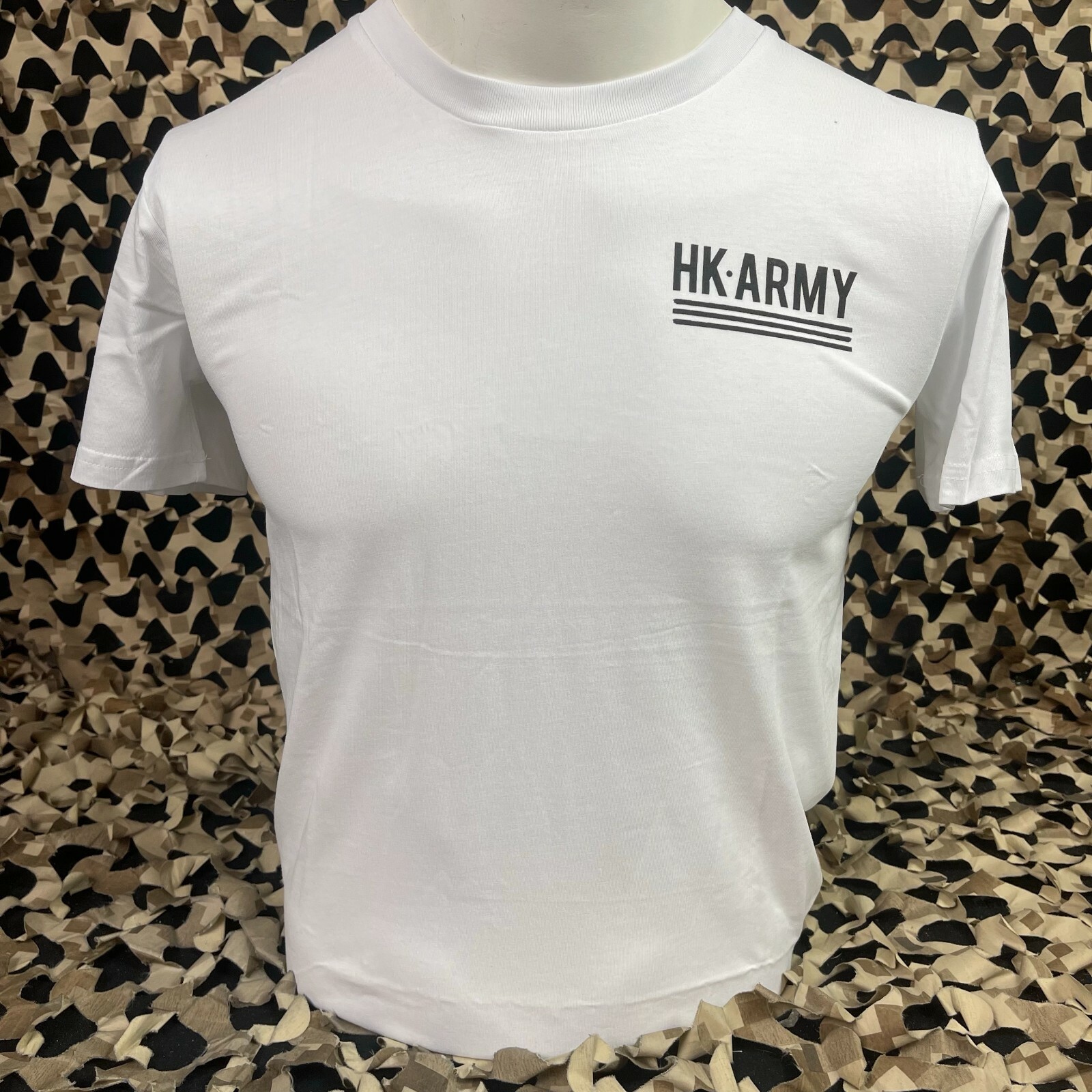 NEW HK Army Trigger Fingers Paintball T-Shirt - White - Medium