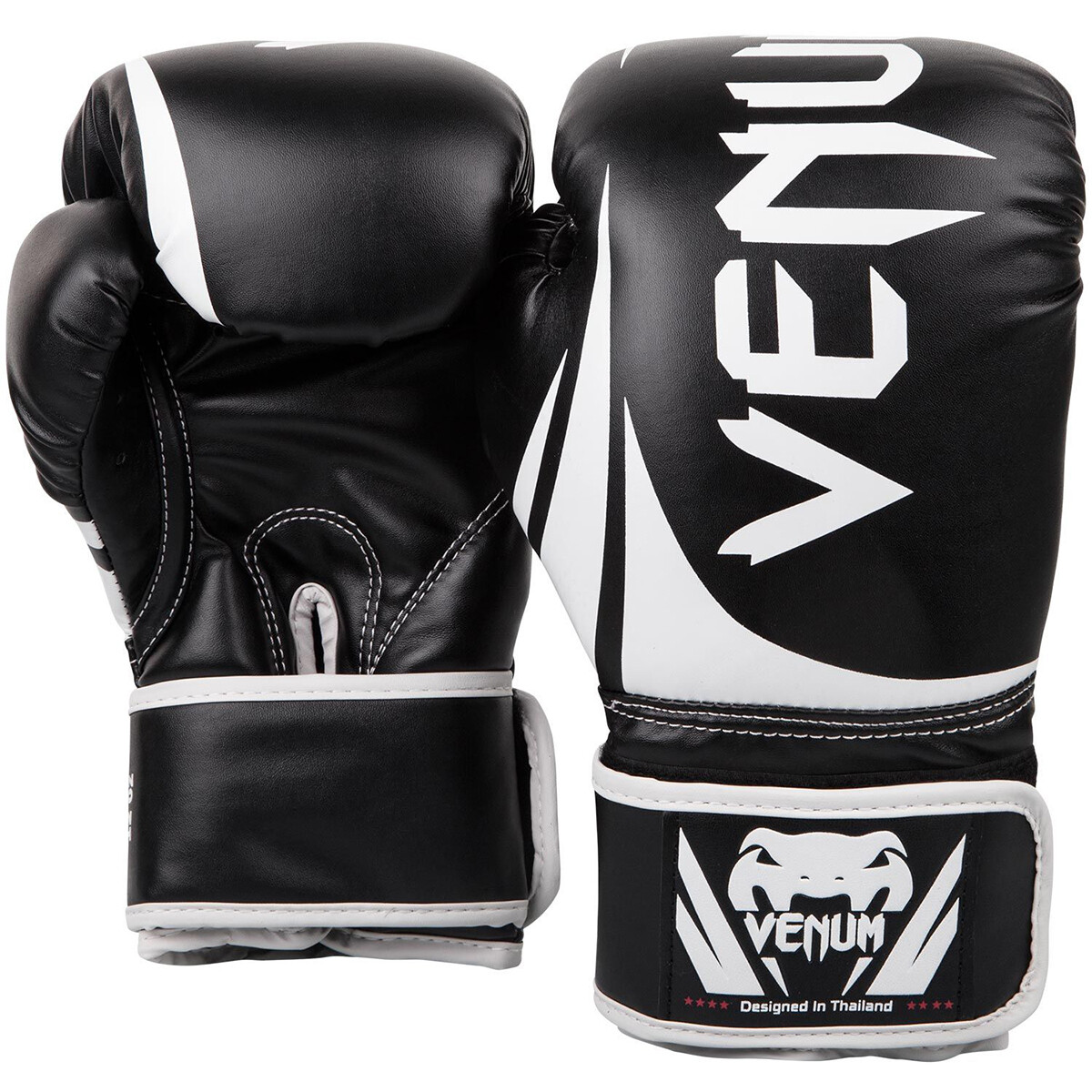 Venum Challenger 2.0 Hook and Loop Training Boxing Gloves - Black