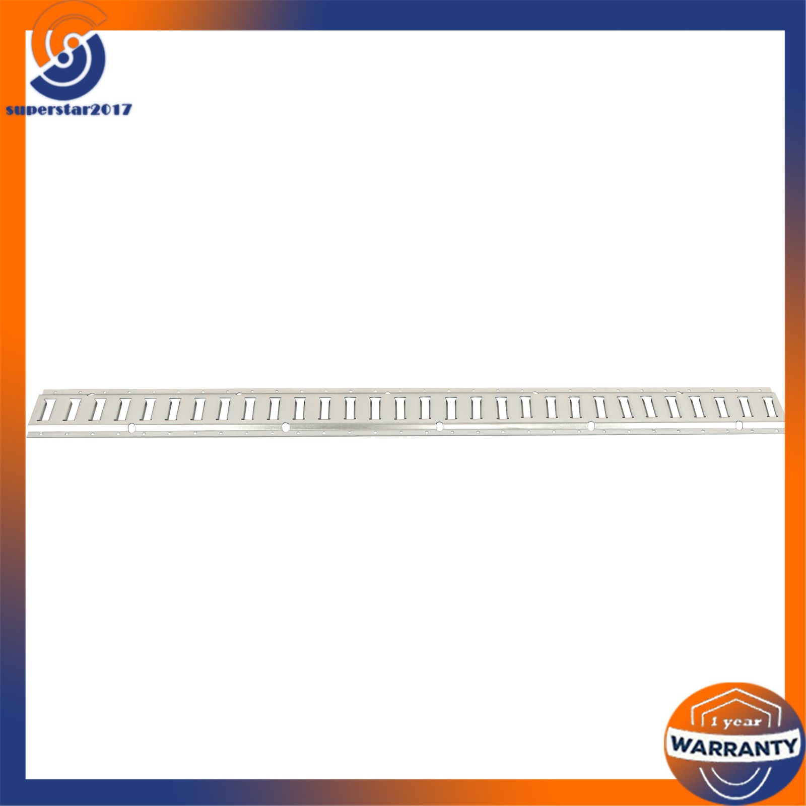 28PCS E-Track Kit 4x 5' Rails 8x Caps Straps O Rings Galvanized Silver
