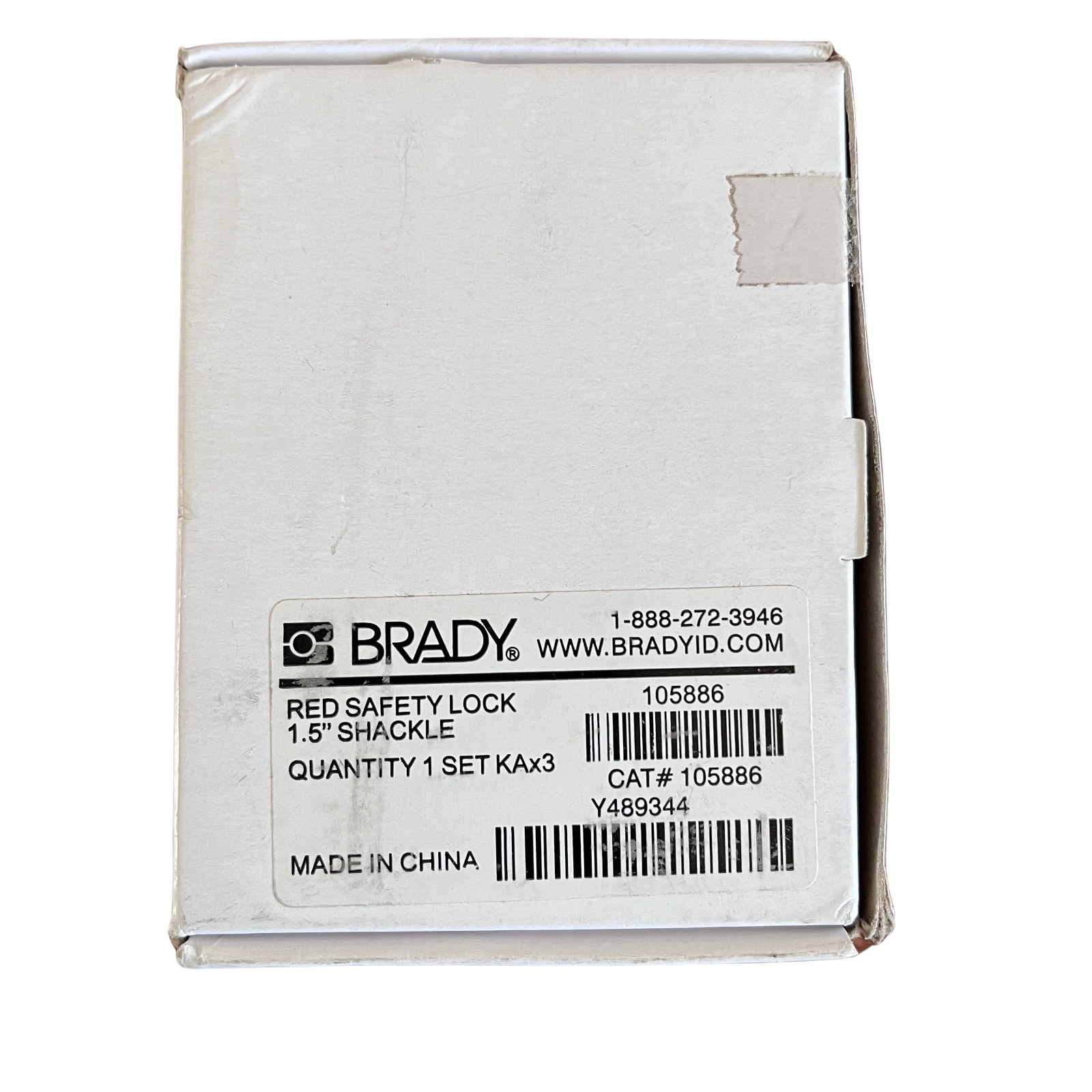 BRADY Lockout Padlock: Keyed Alike - 3 Pack #105886