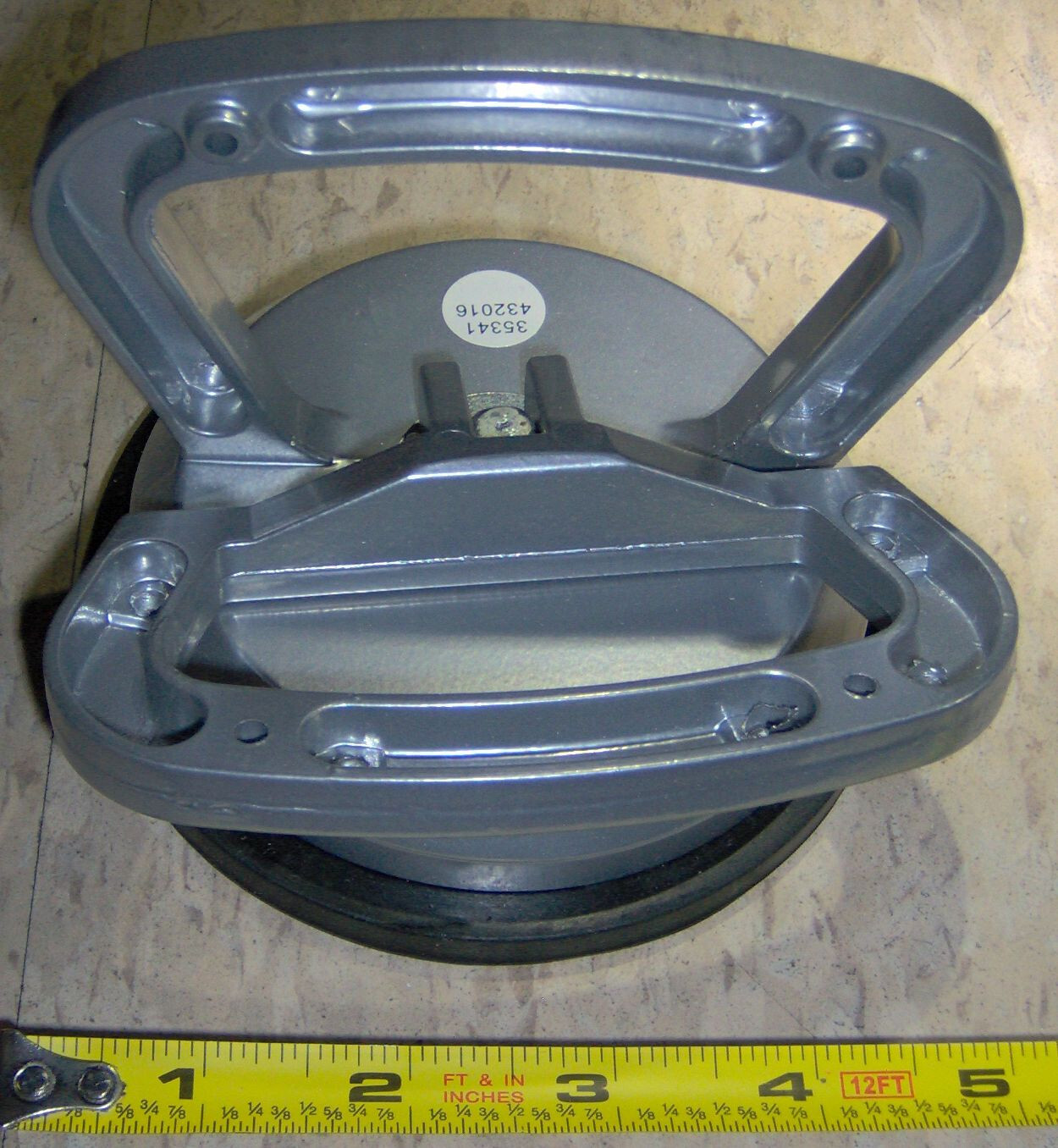 Aluminum SUCTION CUP LIFTER 110 lb 4.5" PRO Grade Grip lift puller dent puller