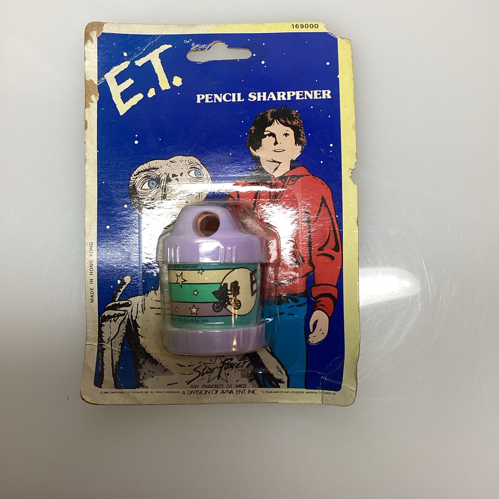 Vintage ET Pencil Sharpener 1982 Sealed NOS Star Power BRAND NEW