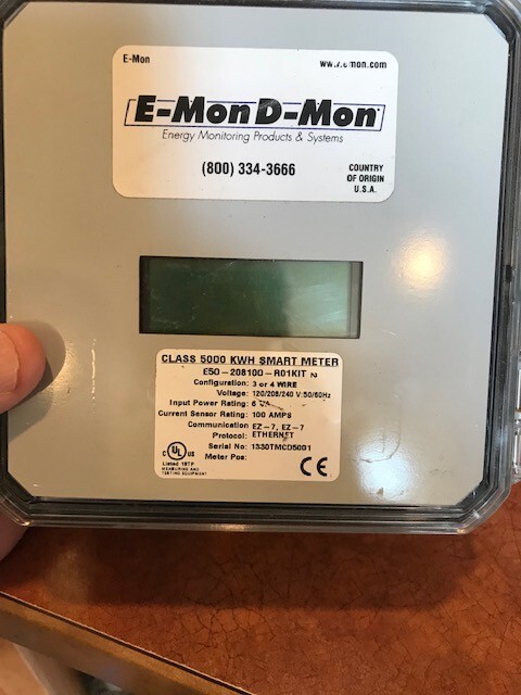 E-Mon D-mon metering device 208100 RO1  5000kw