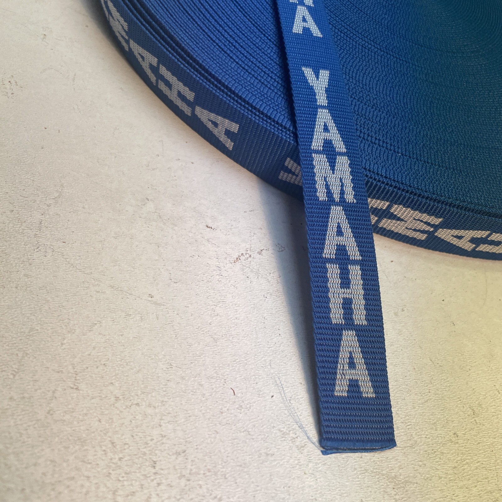 1 Yard 1 Inch Wide BLUE YAMAHA Nylon Heavy Duty Webbing Tie Down Strap NEW!!!