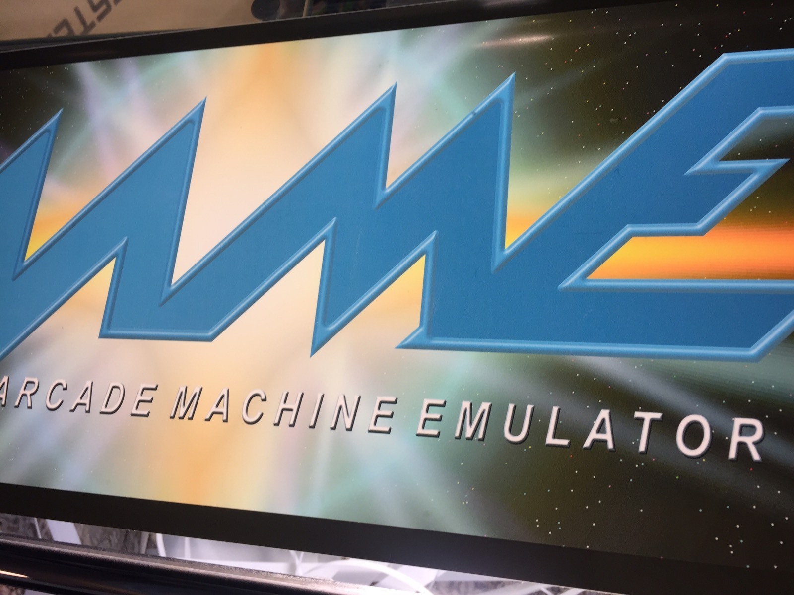 Mame Arcade Marquee 26"x8"