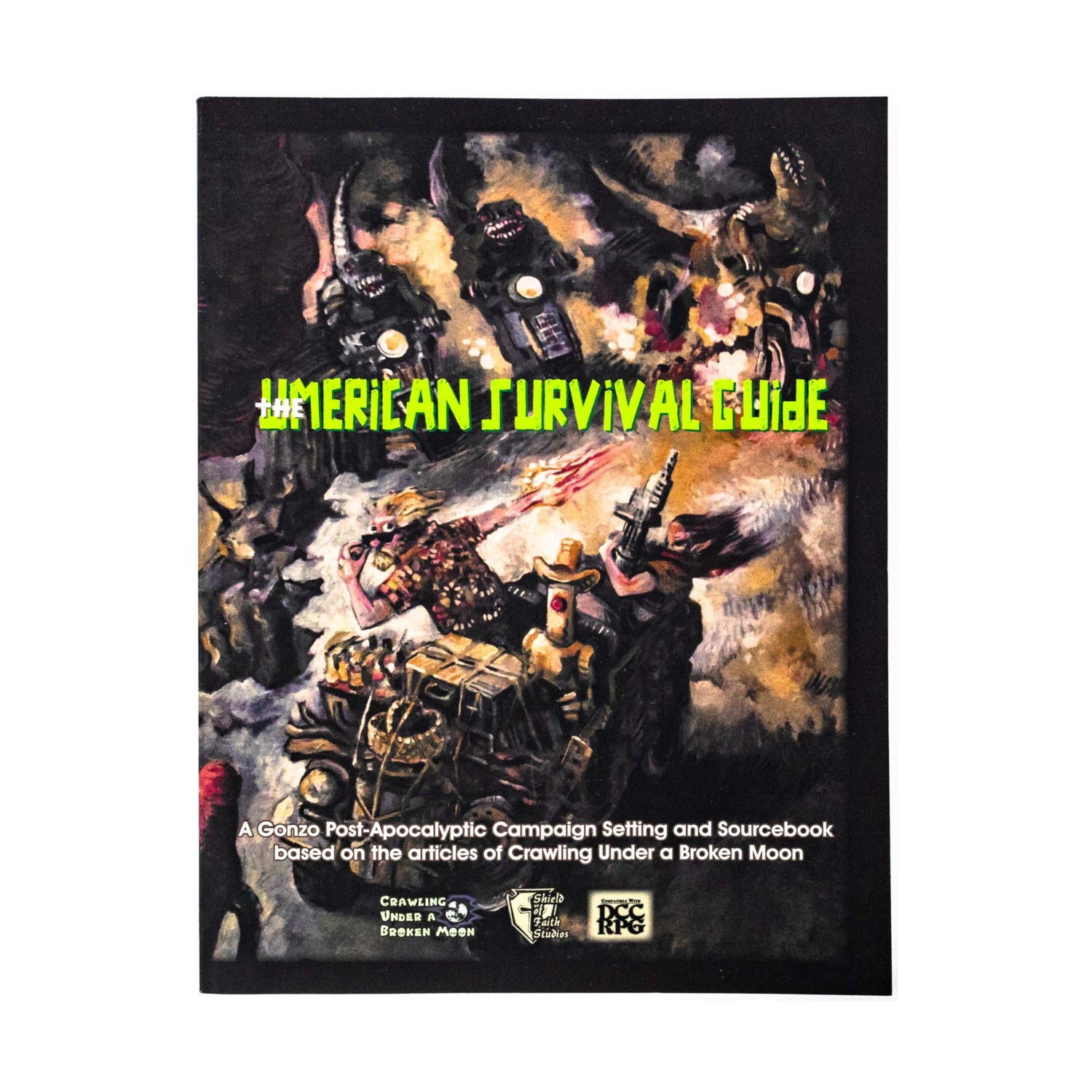 Shield of Fait RPG  Umerican Survival Guide (Chase Cover, POD, Black & Whi VG+