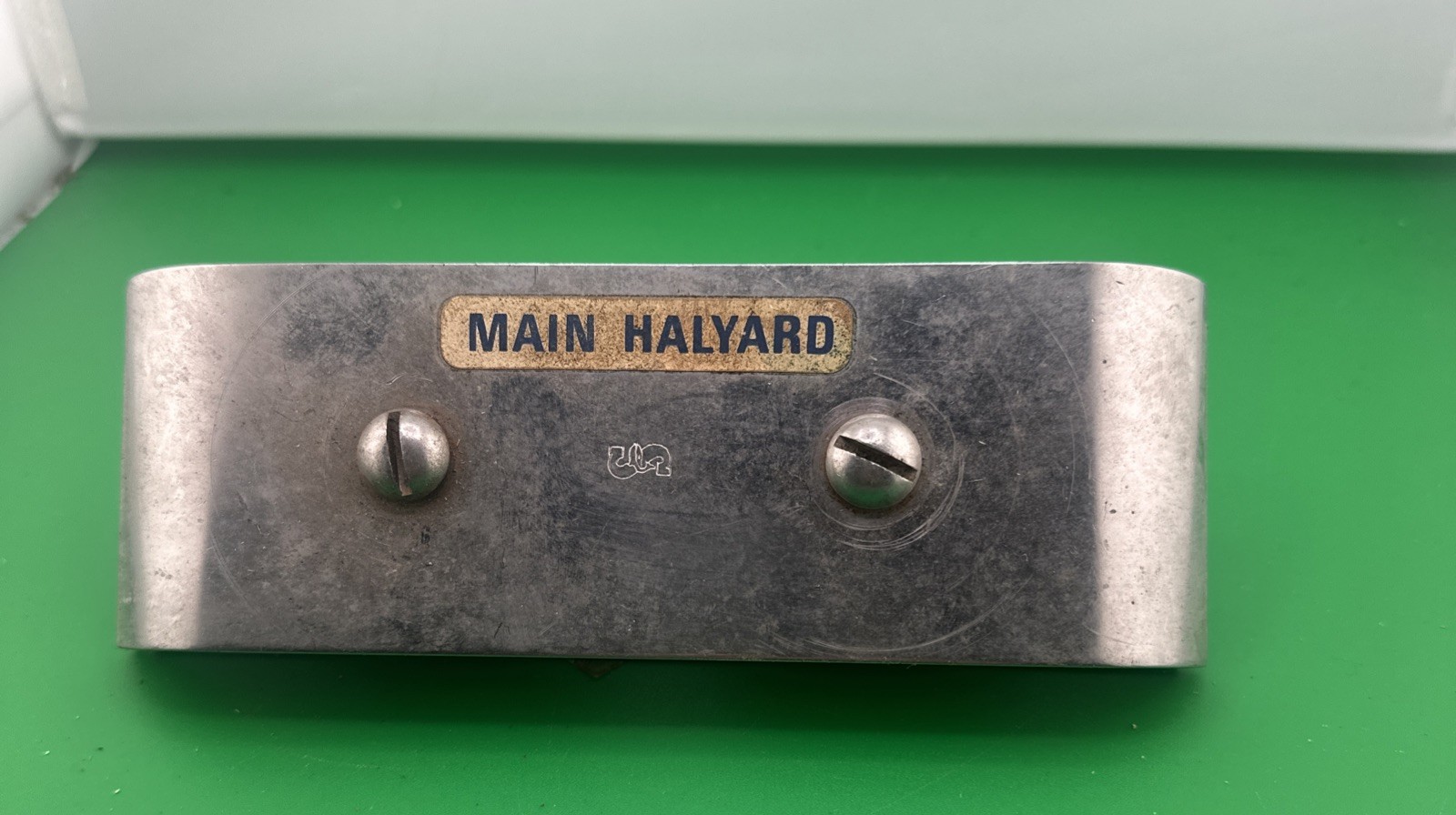 Schaefer / Main Halyard Organizer Double - SS Top Plate