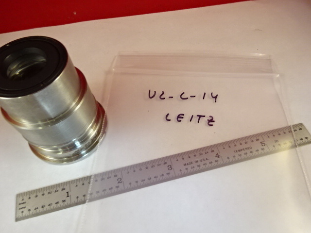 MICROSCOPE PART PHOTO CAMERA LENS LEITZ GERMANY OPTICS AS IS B#U2-C-14