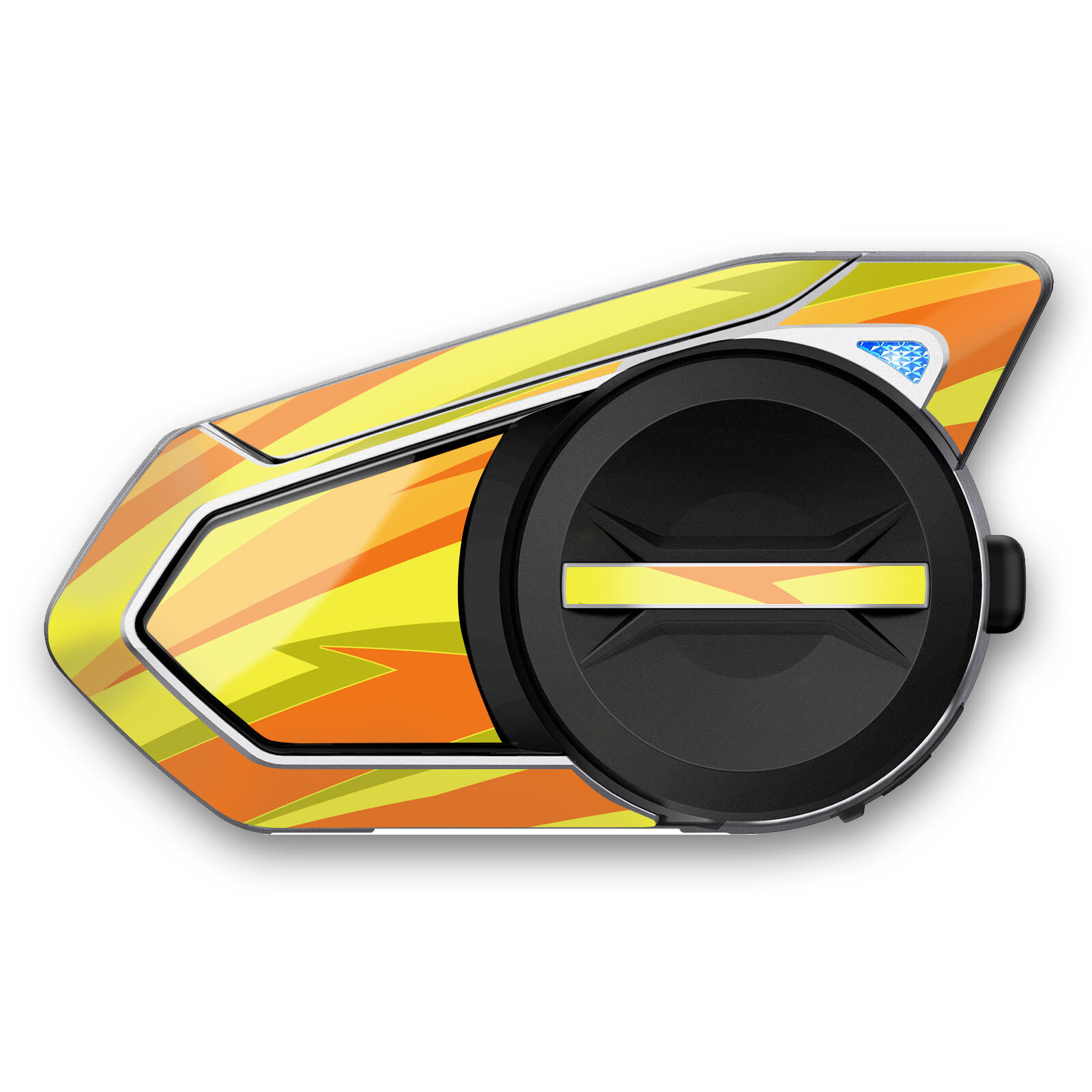 Orange Stripe Device Surface Sticker For SENA 50S Intercom x1