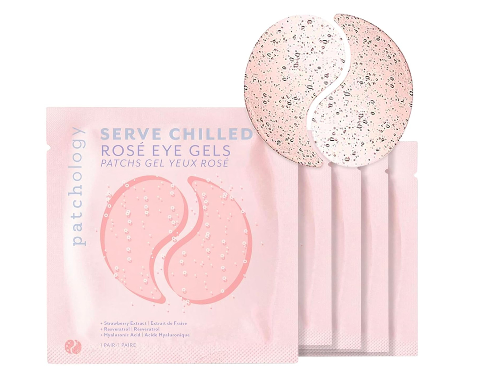 Patchology Serve Chilled Rosé Hydrating Under Eye Patches 5 pair