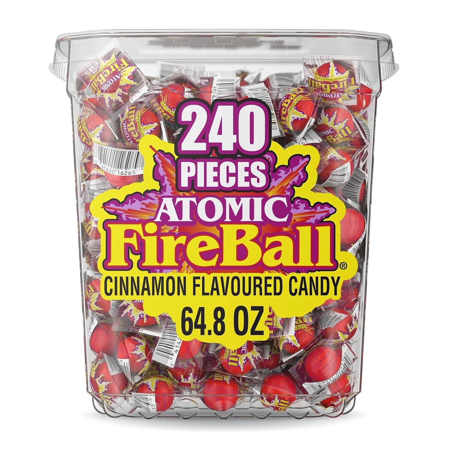 Wonka Atomic Fireball Candy Cinnamon Flavor Bulk Candy 240 count ~ Free Ship!