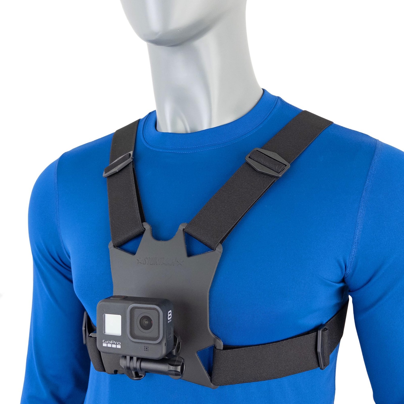 STUNTMAN High Stability Chest Mount with Ball Joint for Action Cameras - Fits...