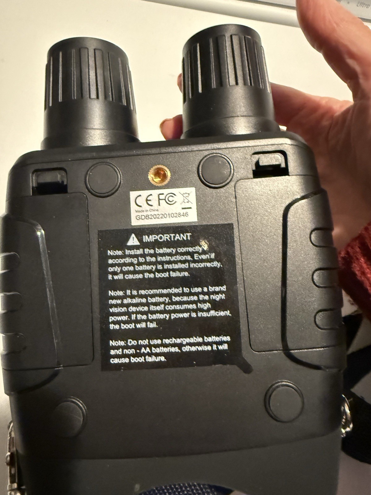 Rexing Digital Binoculars With Case And Instruction Book. Used Once