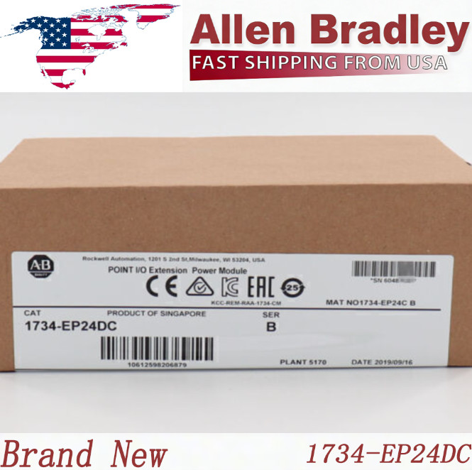 NEW Factory Sealed AB 1734-EP24DC/B POINT I/O 24VDC Free Shipping AB