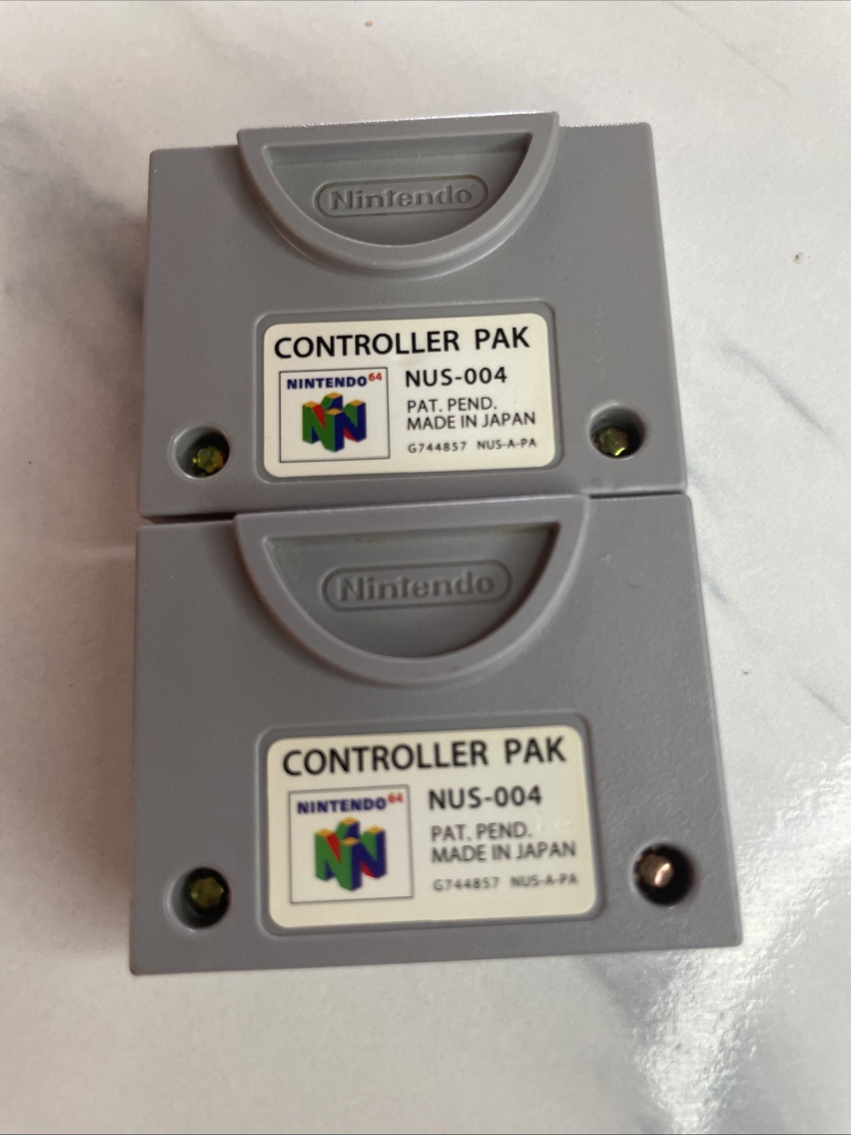 n64 controller pak nus-004 Memory Card Oem Official Free Shipping 1 Each X