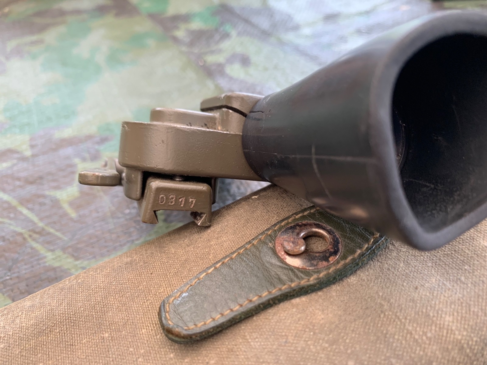 1960s German Optical Sight and Pouch, Optics