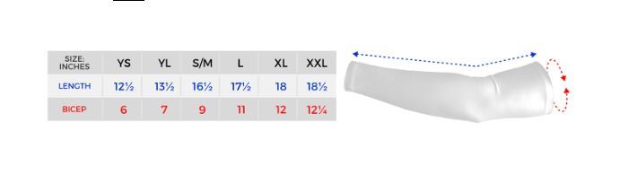 Star Studded Patriotic Compression Protective Arm Sleeve, Size - Small - Qty 4