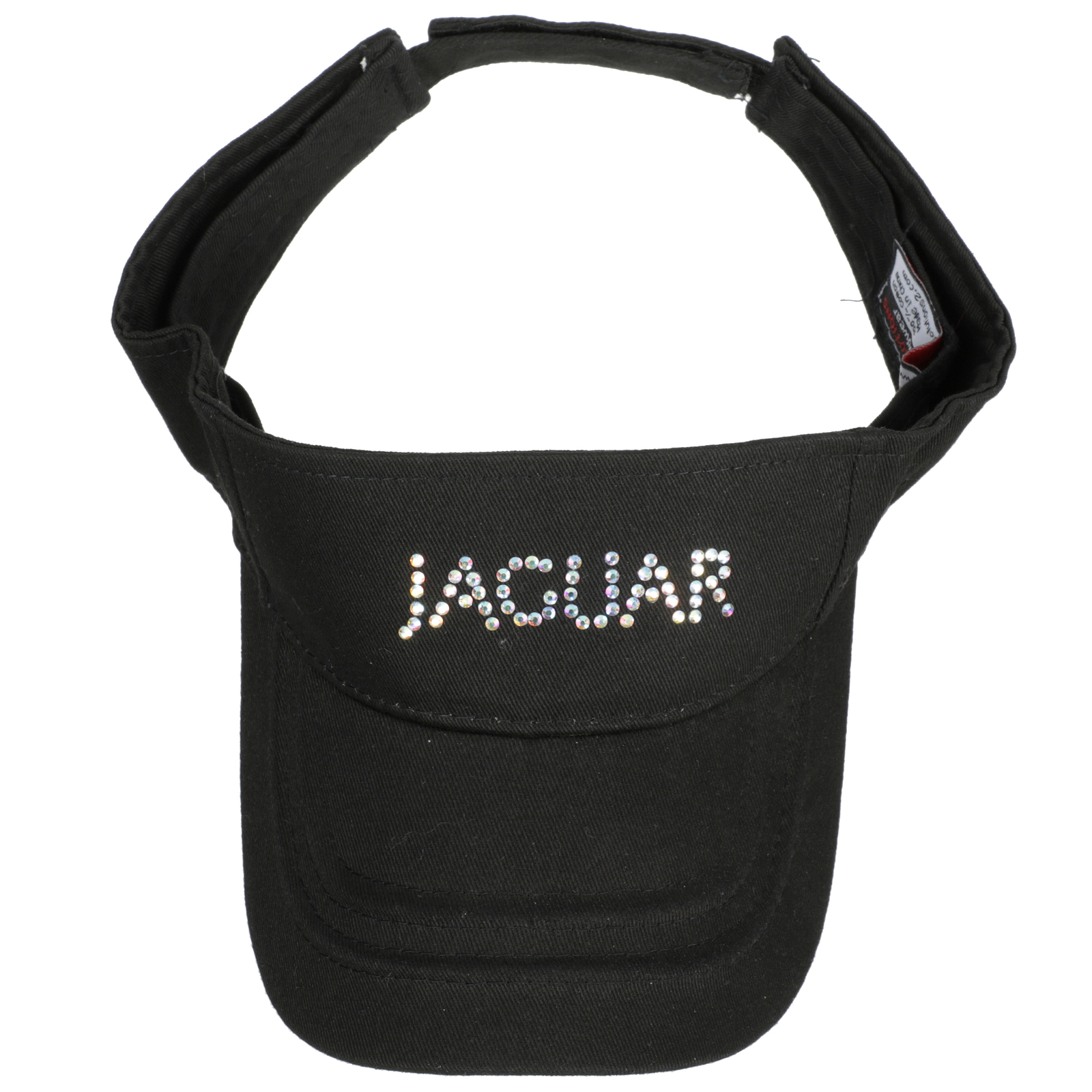 Black Jaguar Strapped Visor