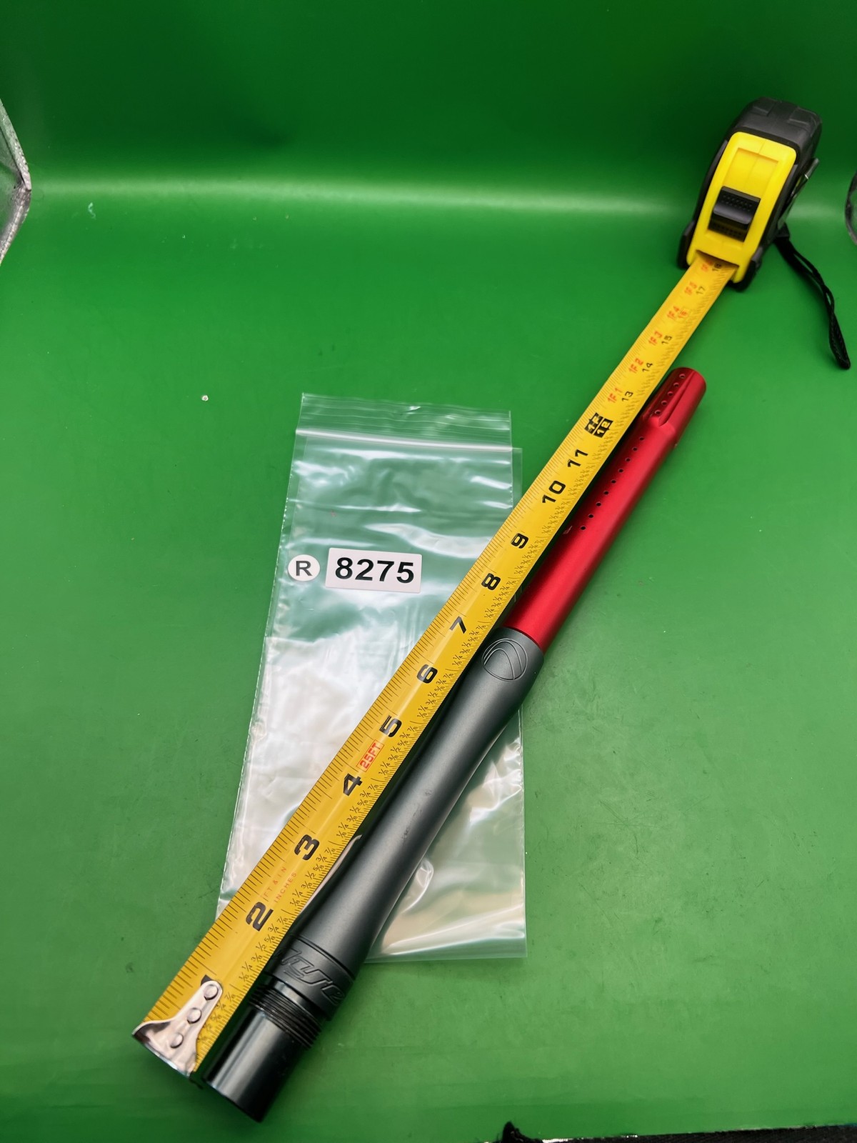 Dye Ultralite (UL) Paintball Barrel 14" 0.686 AC Thread - Grey/Red