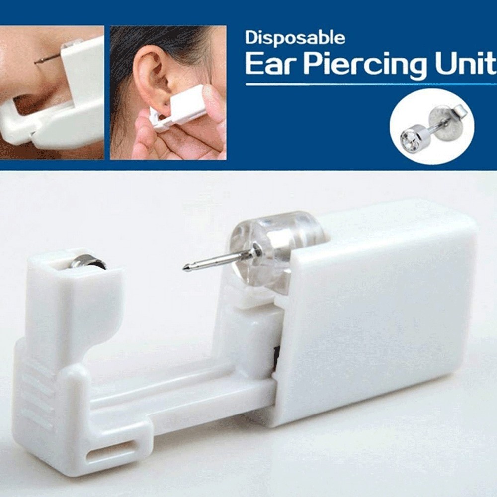 2024 Ear Piercing Gun Nose Self Disposable Kit Tool Set Stud Navel NEW