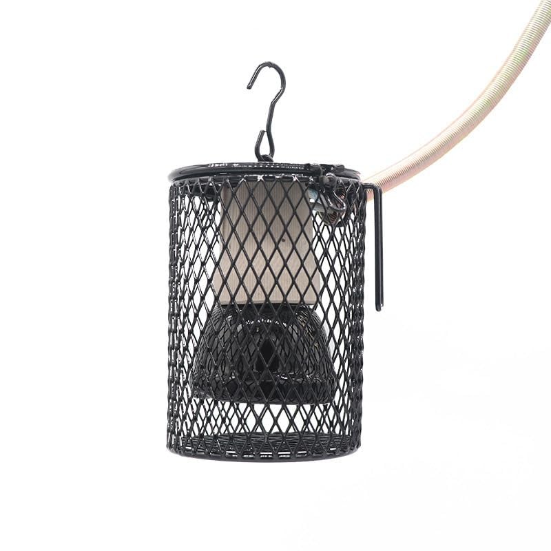lygchii Bird Heat Lamp, Protective Reptile Heater Guard- Mesh Cage Lampshade...