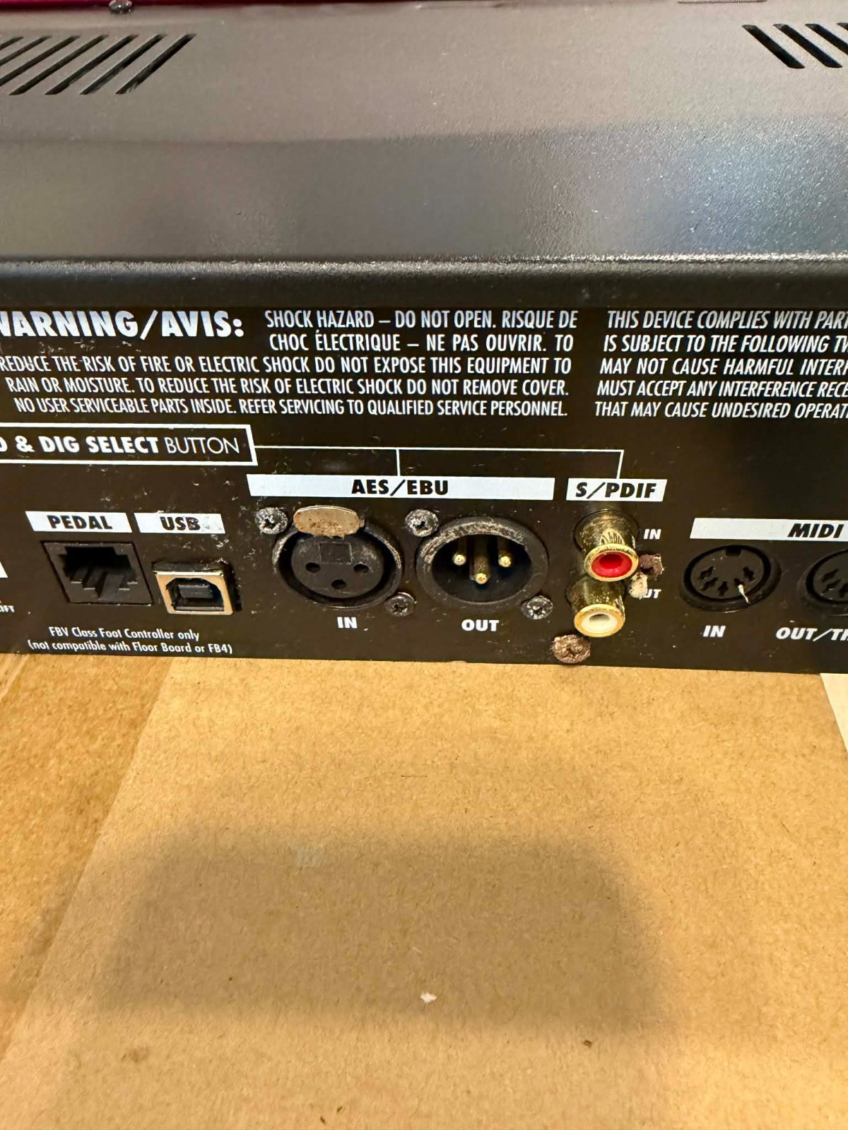 Line 6 Pod XT Pro Rackmount Guitar Multi-Effects Processor Electric Guitar