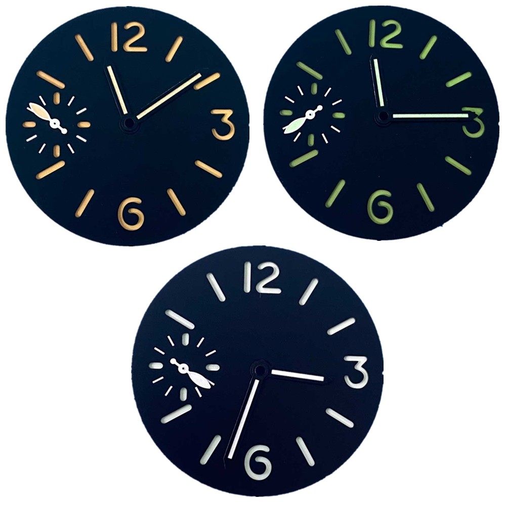 Replacement Luminous Watch Dial w/ Watch Hands For ETA 6497 ST3600 Movement